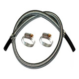 Kit Instalação Mangueira 2,00m + 2 Abraçadeira Fogão Cooktop