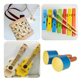 Kit Instrumentos Infanti Viola + Tambor