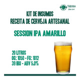 Kit Insumos Receita Cerveja Session Ipa Amarillo - 20 Litros