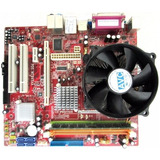 Kit Intel Lga 775 - Dual Core + Placa Mãe + Cooler Oem