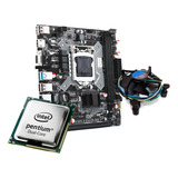 Kit Intel Pentium + Placa Mãe H61 1155 Ddr3 + Cooler 