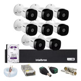 Kit Intelbras 8 Cameras 1120b Dvr Mhdx 8 Canais C/hd 1tb