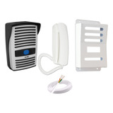 Kit Interfone C/ Proteção Anti Vandalismo E 100 Metros Cabo