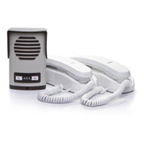 Kit Interfone Porteiro Eletrônico Agl 2 Pontos 2 Monofones