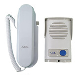 Kit Interfone Residencial Porteiro Eletrônico P20 Branco Agl 127/220v