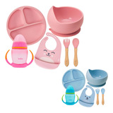 Kit Introdução Alimentar Buba Silicone Pratos