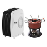 Kit Inverno Aquecedor Eletrico 110v + Fondue Viena Inox 