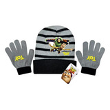 Kit Inverno Infantil Toy Story Disney : Touca + Luvas
