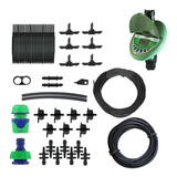 Kit Irrigação 1 Timer + Kit Gotejamento Até 28 Vasos Amanco