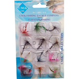 Kit Isca Artificial P/ Pesca Com Fly Mosca - Truta Tucunaré 