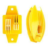 Kit Isolador Tipo W Amarelo Cerca