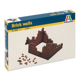Kit Italeri Parede De Tijolos Brick Walls Wwii 1/35 0405s