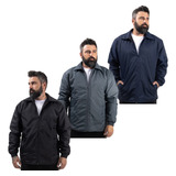 Kit Jaqueta Nylon Básica Lisa Acolchoada Inverno 07 Peças