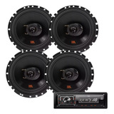 Kit Jbl Alto Falante Portas 4 Flex4 +radio Celebrity 150 Jbl