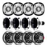 Kit Jbl C/ 4 D250trio + 4 St400trio + 4 Cornetas Hl 11-25