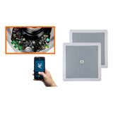Kit Jbl Som Ambiente 2 Arandelas C/ Bluetooth 5.1 Embutido