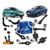 Kit Jogo 18 Buchas Suspensão Traseira Focus 1998 A 2013 