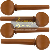Kit Jogo 4 Cravelhas Boxwood Standard Furos Violoncelo 4/4