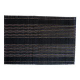 Kit Jogo Americano Bambu Unicolor 30x44cm C/4 Pcs Preto
