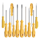 Kit Jogo Chave De Fenda E Phillips Tramontina 12 Peças