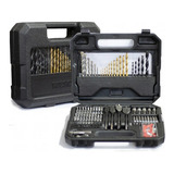 Kit Jogo De Brocas E Bits Com 125 Peças + Parafusos E Buchas