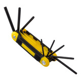 Kit Jogo De Chave Torx Tipo Canivete 8 Pçs