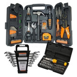 Kit Jogo De Ferramentas 129 Pcs Sparta + Chave Fixa Starfer