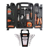 Kit Jogo De Ferramentas 129 Pcs Sparta + Chave Fixa Starfer
