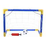 Kit Jogo De Futebol Golzinho Mini Trave Gol Infantil + Bola