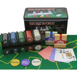 Kit Jogo De Poker 200 Fichas