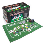 Kit Jogo De Poker 200 Fichas