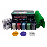 Kit Jogo De Poker Profissional 200