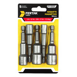 Kit Jogo De Pontas Bits Soquete Canhão Parafusadeira Fertak
