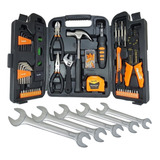 Kit Jogo Ferramentas Com 129 Peças Sparta + Kit Chave Fixa