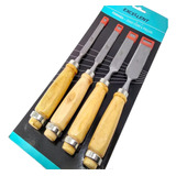 Kit Jogo Formão Profissional Entalhar Esculpir Madeira
