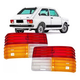 Kit Jogo Lente Lanterna Traseira Fiat 147 Europa ( 6 Peças )