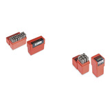 Kit Jogo Marcador Pino Punção Alfabético E Numérico 1,5mm