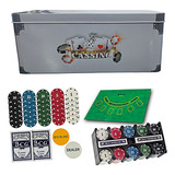 Kit Jogo Poker 200 Fichas Numeradas