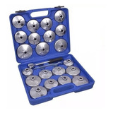 Kit Jogo Saca Filtro De Oleo Maleta Com 23 Peças Em Aluminio