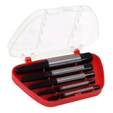 Kit Jogo Saca Parafuso Extrator Macho Rosca Esquerda 5 Peças