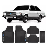 Kit Jogo Tapete Automotivo Carro Borracha Logo Ford 