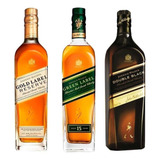 Kit Johnnie Walker (green Label / Gold Label / Double Black)