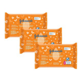 Kit Johnsons Baby Toalhinhas Limpeza E Suavidade 132 Unid