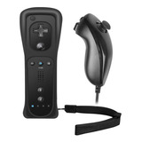 Kit Joystick Controle Remote Para Wii + Nunchuck + Brinde