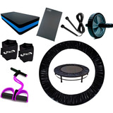 Kit Jump +extensor +corda +step +colchonete+roda+capa+par1kg