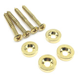 Kit Junção D Neck Braço 4 Bucha E 4 Parafusos 4.5x45 Dourado