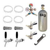 Kit Kegerator 2 Vias Para Chopp Com Torneira Completo