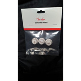 Kit Knobs Fender Stratocaster White/gold - Original