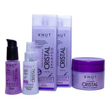 Kit Knut Linha Cristal -sh+cd+mc+lv+hair Gloss Cristalização