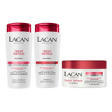 Kit Lacan Treat Repair Shampoo Condicionador Mascara